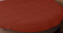 Покривало на кругле ліжко з бортом модель 2 Винний Чернигов