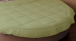 Покривало на кругле ліжко з бортом модель 2 Олива Чернигов