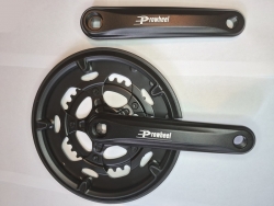 Комплект шатунов велосипеда 170 мм 50 и 34 зуба PROWHEEL A1-221P алюминий Белая Церковь