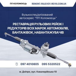 Ремонт рульових рейок в Дніпрі